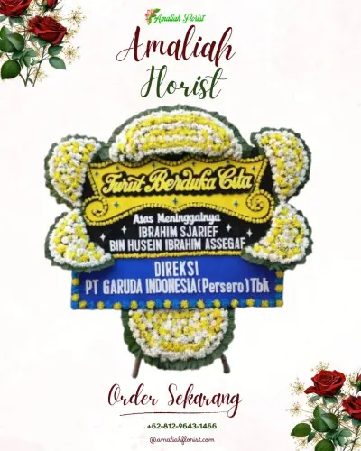 Papan Bunga Duka di Sukamekar