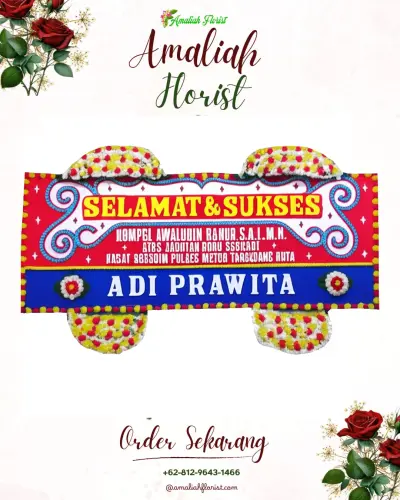 Karangan Bunga Ucapan Selamat di Sukamekar